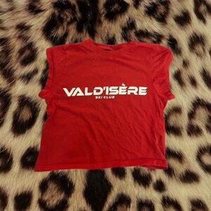 H&M Red Crop Top (Size S)